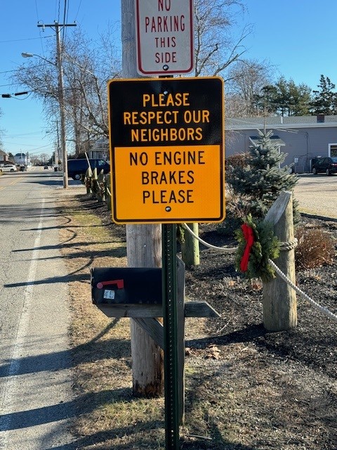 Traffic sign for No Engine Brakes